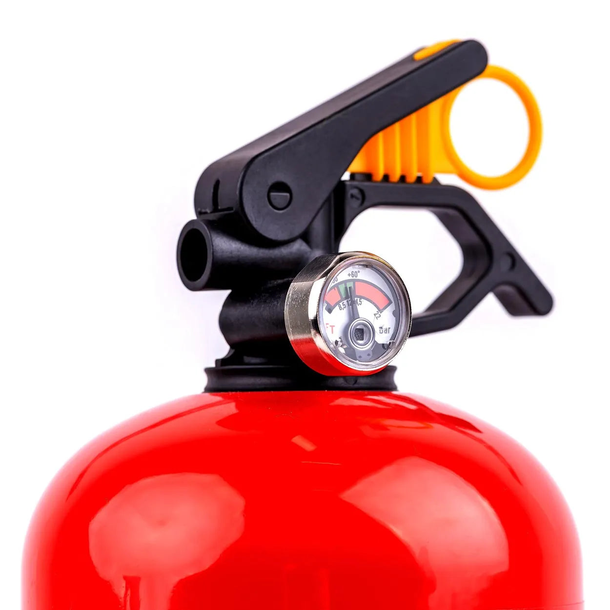 Powder fire extinguishers ABC with presure gauge and wall fixing