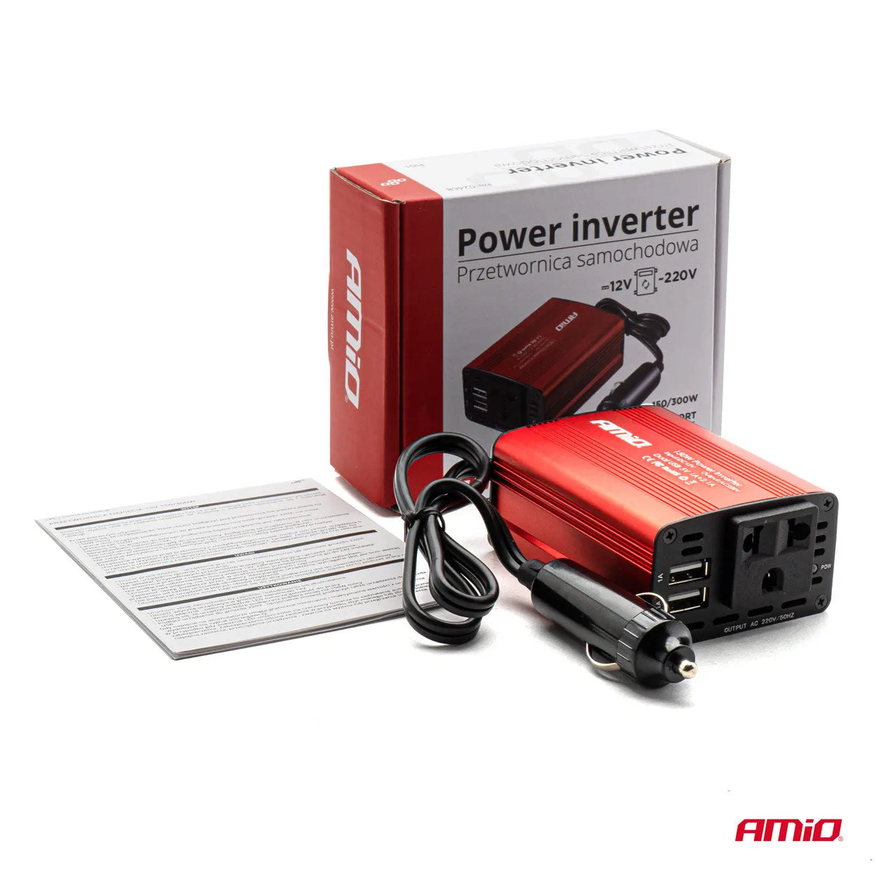 Power Inverter 12V/230V 150W/300W 2xUSB PI01