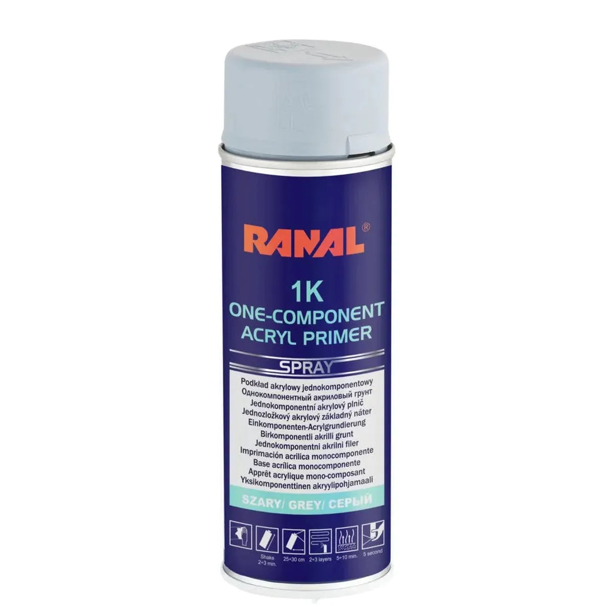RANAL ONE COMPONENT ACRYLIC PRIMER 1K GREY - PAINT by RANAL | Buy Online at VROOMPARTSSHOP