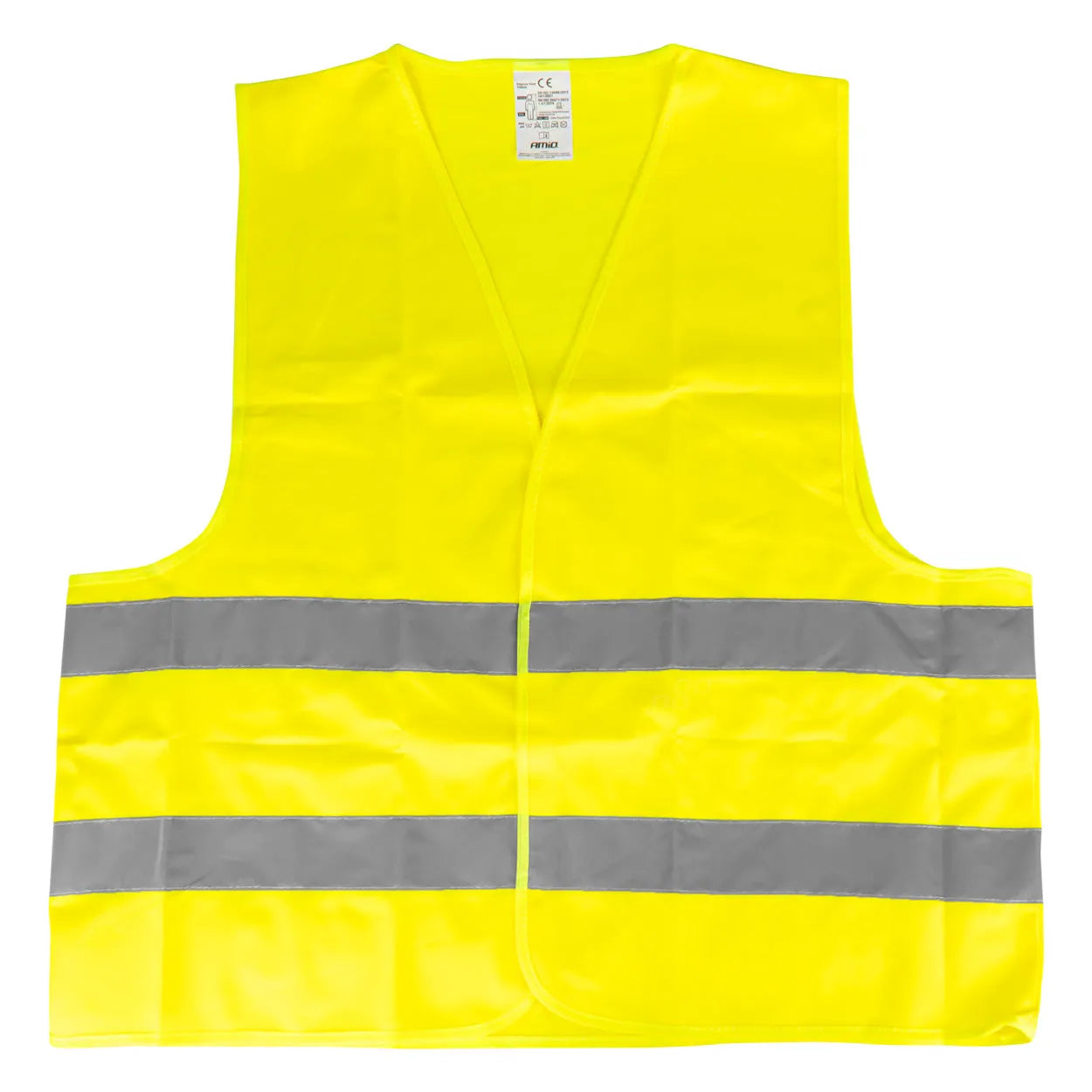 Safety vest yellow with certificate