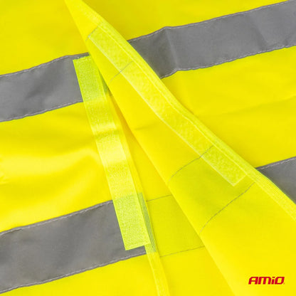 Safety vest yellow with certificate