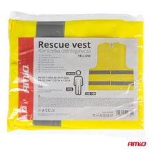 Safety vest yellow with certificate