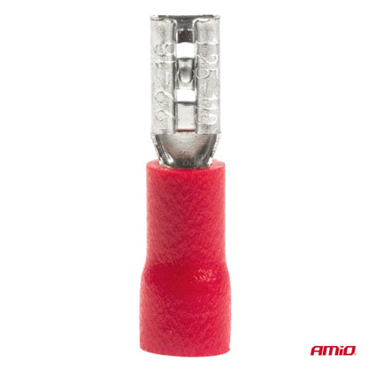 Spade type connectors 3.8mm 0.5-1.5mm2 10A 10 pcs