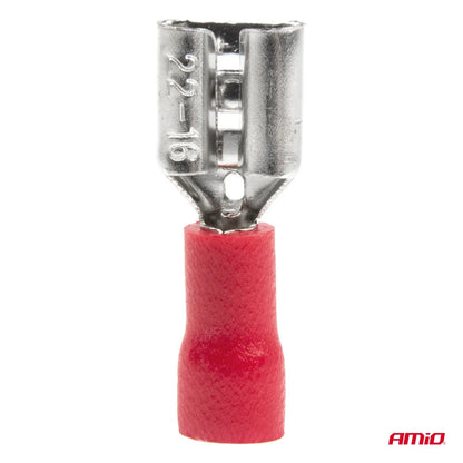 Spade type connectors 7.4mm 0.5-1.5mm2 10A 10 pcs