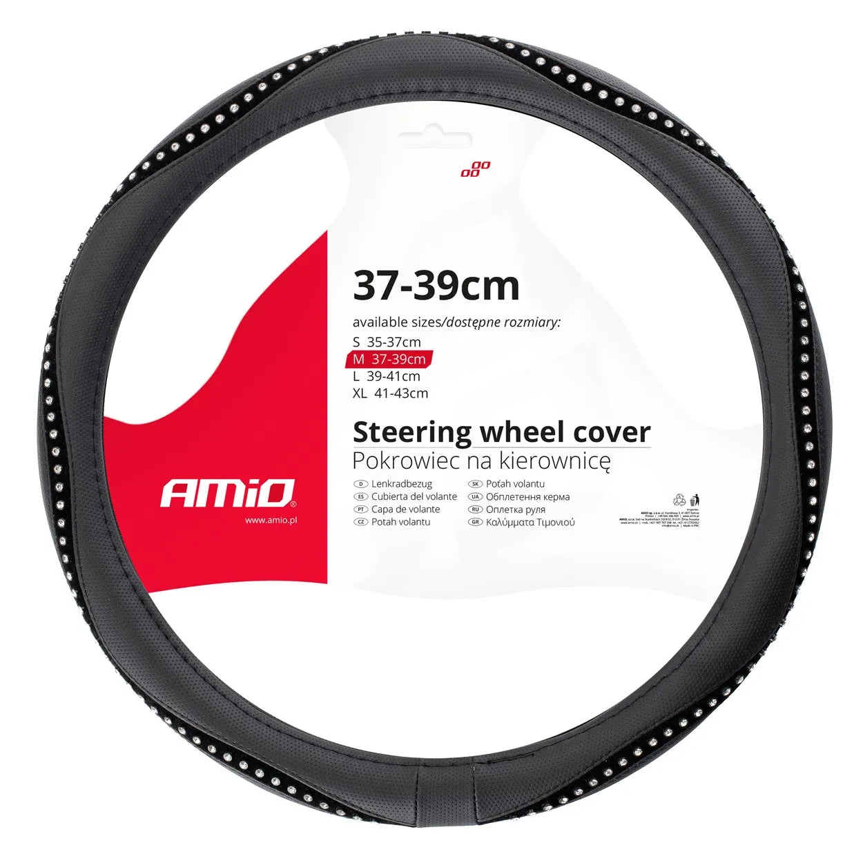 Steering wheel cover SWC-34-M (37-39cm)