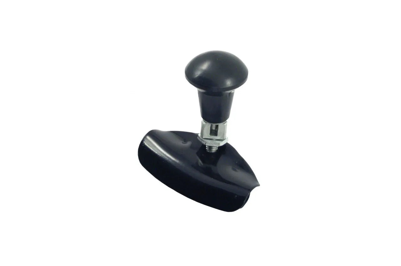 Steering wheel spinner knob folding black