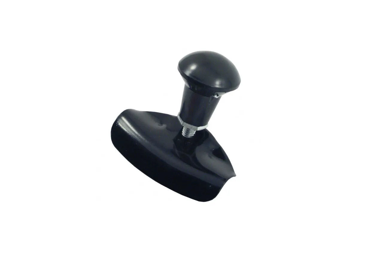 Steering wheel spinner knob straight black