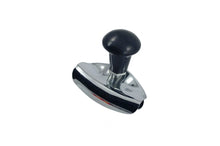 Steering wheel spinner knob straight silver