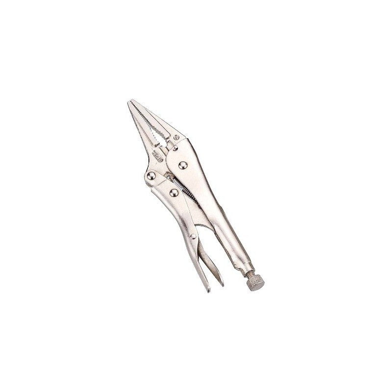 ASTA 6-inch long nose locking pliers with wire cutter front view