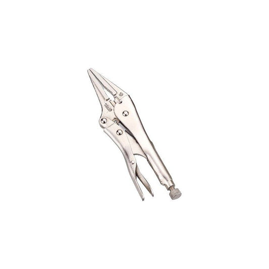 ASTA 6-inch long nose locking pliers with wire cutter front view