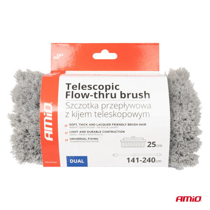 Telescopic Flow-thru wash brush 141-240cm