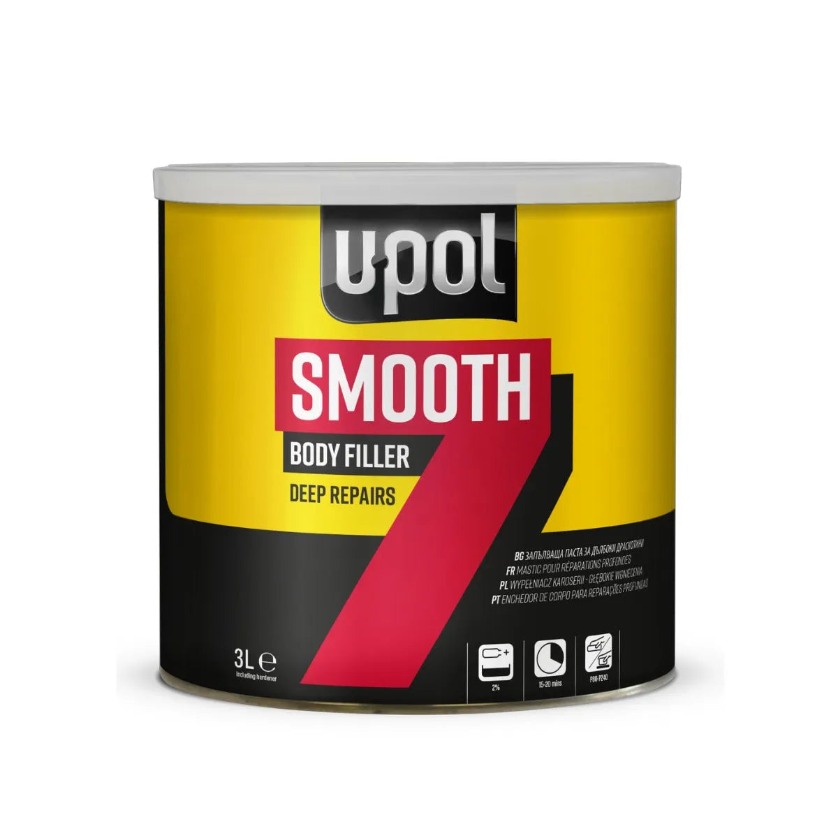 UPOL 7 SMOOTH BODY FILLER FOR DEEP REPAIRS - PAINT by UPOL | Buy Online at VROOMPARTSSHOP