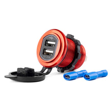 Waterproof phone charger 2xUSB 12/24V MOD-10